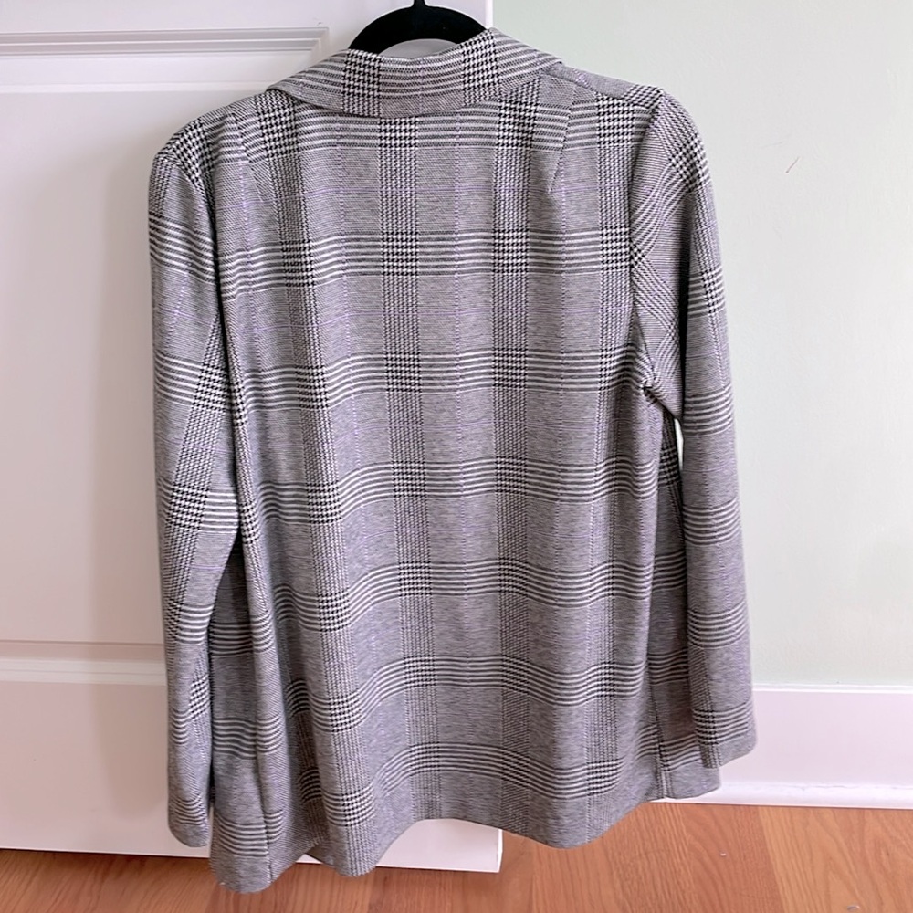 NWOT Plaid double breasted jacket - Picture 6 of 7